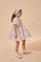 Bandana Striped Dress Red - 5