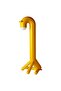 GREJSIMOJS LED decoration lighting, floor, giraffe/yellow battery-operated