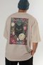 31 Cats for the Sake of Cat Love Printed Beige Oversize T-Shirt 100% Cotton Unisex Cat Lover Premium Design - 6