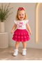 Neon Pink Baby Children's Multi-Layered Ruffled Soft Skirt
