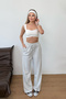 Women's Adjustable Waist Double Pocket Sweatpants Gray - Ms0001418 - 4