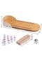Wooden Tabletop Bowling Game Mini Desktop Bowling Set Family Fun Toy - 8