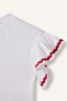 100% Cotton Combed Short Sleeve T-Shirt Baby Girl I0510A526Hs - 2