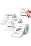 3 Rolls 50 * 80mm Transparent Labels for B1/B2/B21/B3S/B21Pro Label Maker, Light Switch Labels Stickers