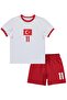 Turkey Printed 2-Piece Set for 2-5 Years - Cotton Jersey - White - 2