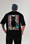 98 Cats for Cat Lovers Printed Black Oversize T-Shirt 100% Cotton Unisex Cat Lover Premium Design - 2
