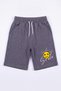 3-Piece Multi-Colored Summer Print Detailed Boys' Capri Pants with Elastic Waist and Double Pockets - 4