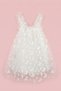 White Butterfly Appliqué Strap Baby Girl Dress - Emma - 2