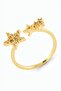 Star Zircon Stone Metal Ring - 2