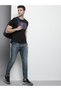Men Slim Fit Badges Jeans - 5
