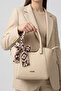 Elit Vsn3108C Women's Scarf Shoulder Bag Beige
