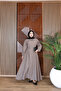 Belted Balloon Sleeve Shirt Collar Dress - 2