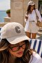 Club Letter Series - C Letter Embroidered Hat |   Sand - 4