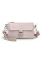 Daily Use Small Size Waterproof Crinkle Fabric Women's Phone and Messenger Bag Sand