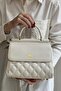 Double-Lid Quilted Hand-Held Crossbody Bag - 3