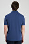 Slim Fit Indigo Pique Textured T-Shirt - 4