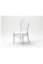 Plastic Dining Chair Stacking Bamboo Chair Armless Clear Stool Backrest Kitchen Living Wedding Event Reception Furniture