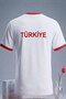 National Team Turkey Printed Red White-Black T-Shirt - Size 10 with Chest Logo and Turkey Written on the Back Sports T-Shirt - 5
