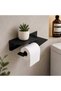Doqu Bathroom Shelf-Wall Mounted Shelf with Paper Holder