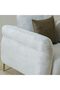 Draven 1 Seater Fabric Sofa | Armchair | Modern Design Accent Chair - Light Brown - 5