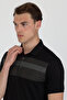 Polo Collar Cotton Pocketless Short Sleeve T-Shirt - 2