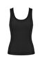 100% Cotton Camisole with V-Back Detail, Casual Basic Crop Top, Women's Undershirt / Blouse - 4
