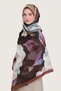 Bursa Silk Shawl - Sapphire Garden Series - - 3