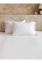 White Bow Embroidered Pillowcase Set of 2 50X70 cm - 2