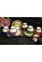 Nurancamix Porcelain Hand-Painted 6-Piece Cup Set - 2