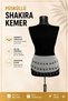 3810 Women's Şakira Belt – Oriental Belt with Tassels and Ties, Dancer's Belt - Dress & Skirt Matching Tassel Waist Belt (3 Pieces) - 2