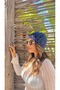 Kep001 Hand Knitted Net Cap with Pul Detail - 3