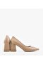 Pantofi cu toc Kanuy Bej - 5