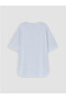 New Season Blue Crew Neck Girls' T-Shirt - 3