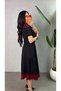 Women's One Shoulder Bow Detail Midi Length Dress - 3