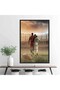 Ronaldo with Messi Hug Two legendary football players Wall Art Canvas Print Football Legends Soccer Player 40x60 cm Gallery Wrapped