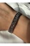 Xuping Silver Shiny Wicker Textured Cord Model Bracelet - 2