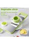 Multifunction Stainless Steel Vegetable Slicer Grater Potato Cucumber Julienne Cutter - 5