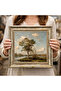Antique Framed Decorative Painting Dk0206