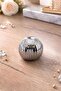 15 Pcs Hard Plastic Knob Round Ball Striped Bright Chrome Cabinet Furniture Kitchen Cupboard Drawer Kulb - 7