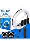 14-inch LED Ring Light with 2.1m Adjustable Tripod Stand and Remote Control for Live Streaming (93 c - 3