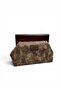 Wooden Scholar Clutch/Portfolio (Hand/Shoulder Bag) Brown - Copper-Toned Patterns