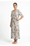 Short Cotton Nightgown Printed Flowers - 2