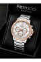 Men's Wristwatch Steel Band Silver Color Calendar Feature Casual and Classic Style Gift Boxed - 2