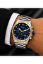 Men's Wristwatch Steel Band Silver Color Function Calendar Casual and Classic Style Gift Boxed - 3