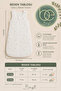 2.5 Tog Fiber Bag with Straps and Snap Fasteners Sleeping Bag 100% Cotton - 7
