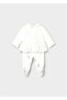 Baby Girl Printed Booties Top and Bottom Set White 1592 - 3