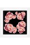Twill Silk Scarf Black, Powder Pink