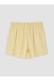 Vizyon New Season Women's Muslin Shorts with Elastic Waist - 6