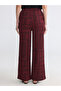 Nevavm Women's Geometric Patterned Trousers with Elastic Waist - 4