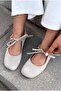 Belith Gray Suede Women's Ballerinas - 5